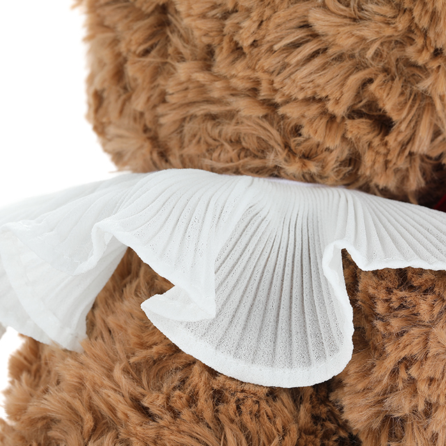 Small Soft Bear Stuffed Animal Toys Cute Bear for Kids Collar Teddy Bear 