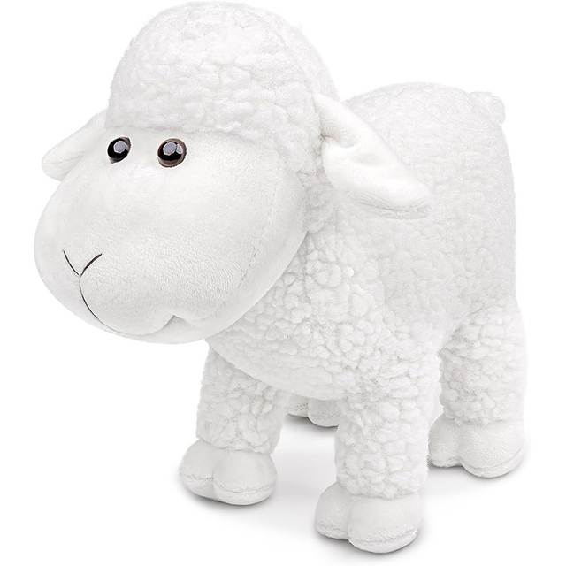Cuddly Animal Toys Soft Stuffed Dolls White Fluffy Highland Sheep Doll Plush Toys For Bed time