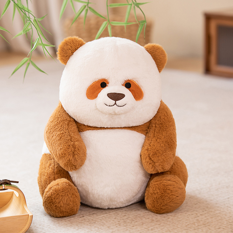 brown plush panda