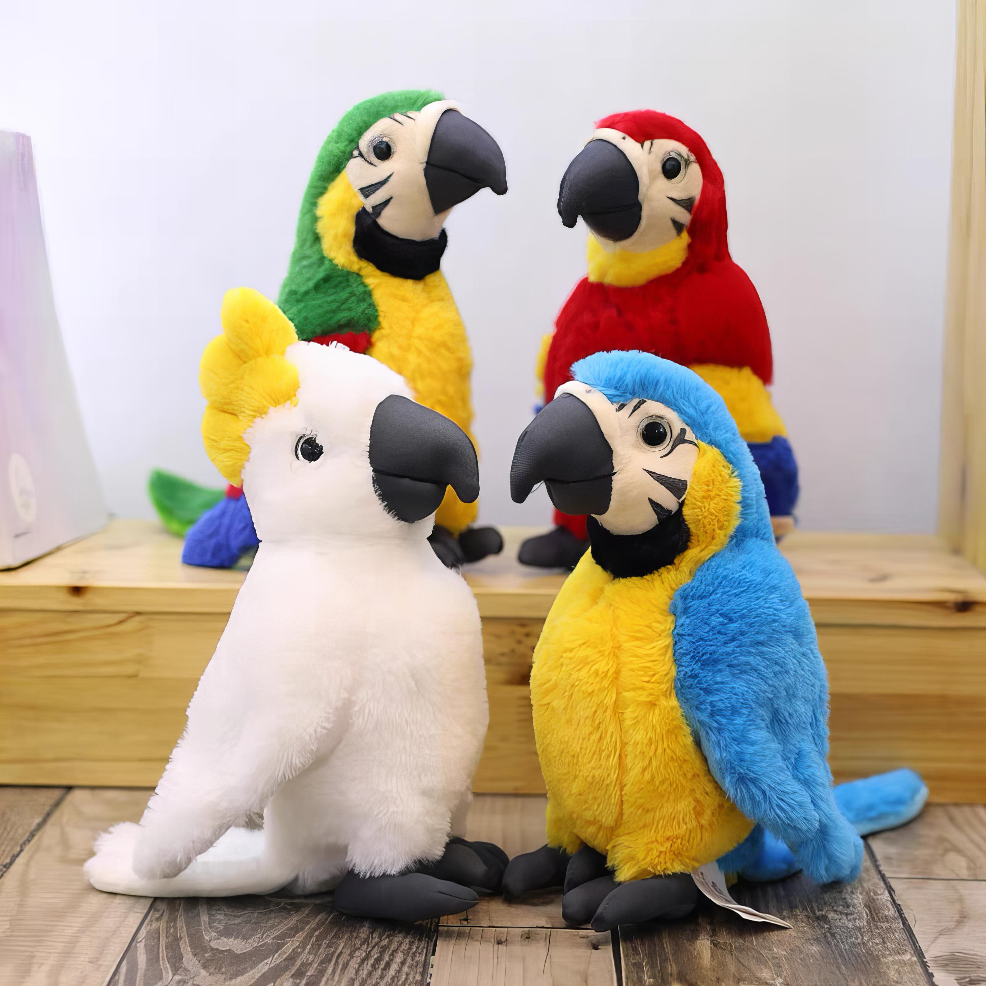 plush parrot toys