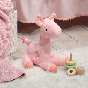 Kids Companion Soft Toys Plush Animal Toys For Bedtime Pink Giraffe Stuffed Toys Custom Giraffe Toys