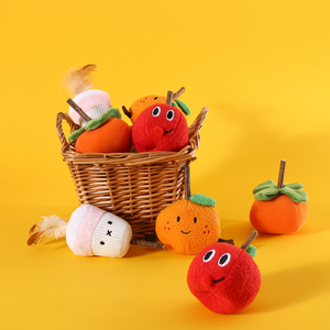 Cat Interactive Fruit Toys Cat Toys with Silver Vine Catnip Custom Cat Toys