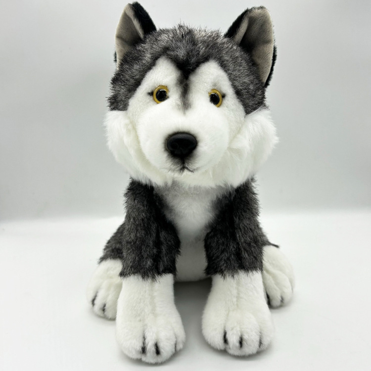 Lifelike Plush Toys Stuffed Animals Wolf Lovely Soft Toys Custom Lifelike Plush