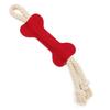 Dog Toys Pet Chew Toys Dog Bone Shape Toys With Rope Clean Dog Tooth Toys