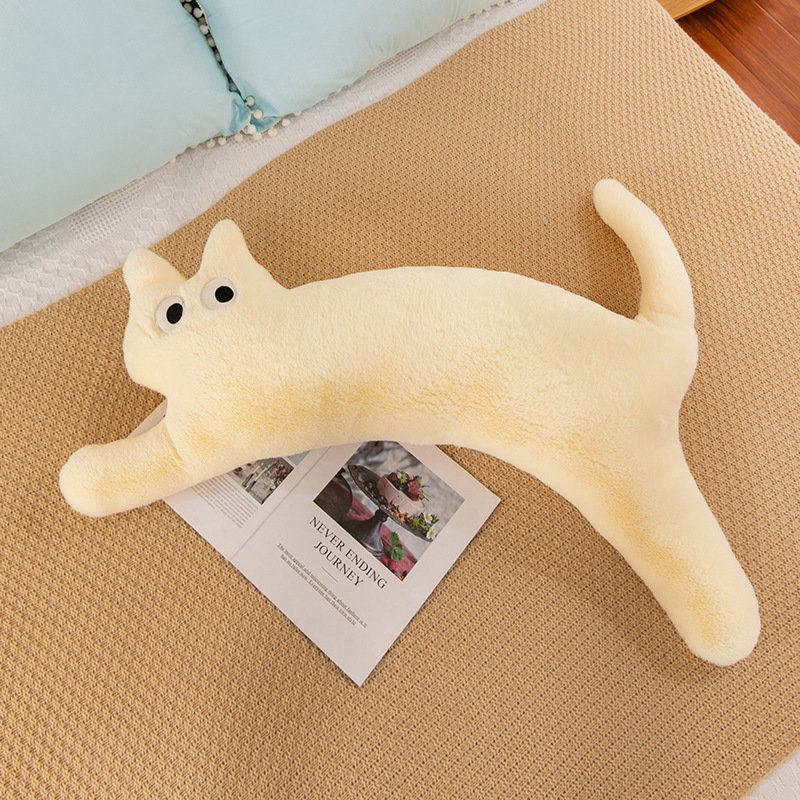 Long Plush Pillow Long Cat Pillow Long Cat Stuffed Animal Giant Cat Pillow