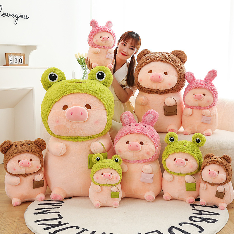 Wholesale Plush Toys Bulk Stuffed Animals Plush Pig Toys Custom Plush Animals with Low MOQ