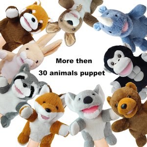 Kids Educational Toys Plush Hand Puppets Stuffed Animal Puppets Animal Kingdom Puppet Plush Custom Plush Puppet 